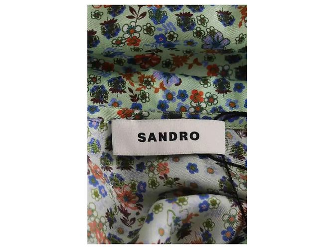 Sandro Eilat Seidenkleid grün - Ansicht 5