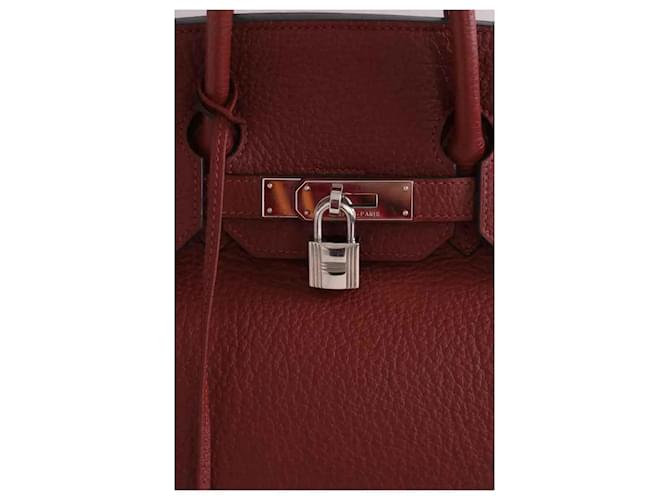Hermès Borsa Birkin 35 bordeaux Bordò - vista 2