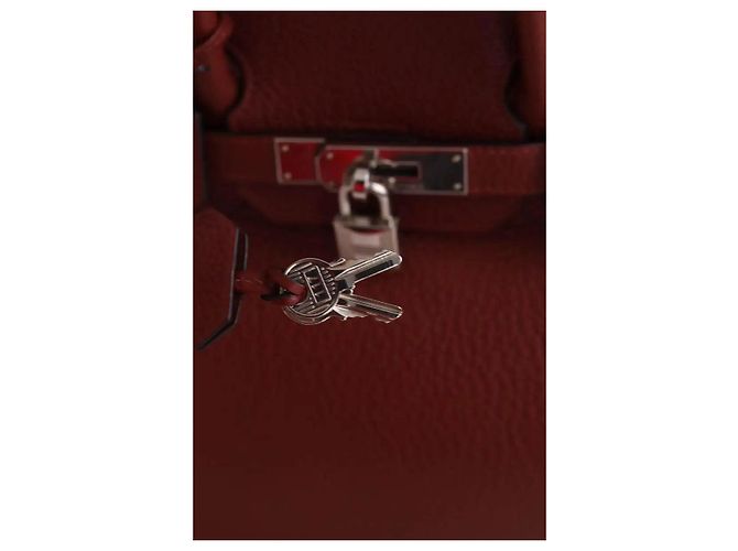 Hermès Borsa Birkin 35 bordeaux Bordò - vista 3