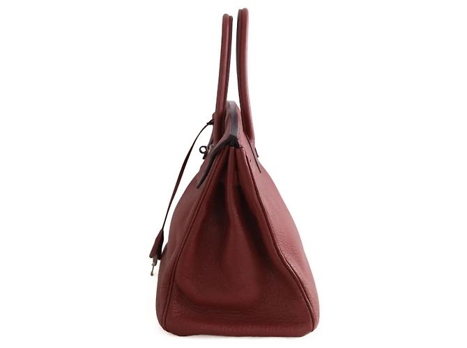 Hermès Borsa Birkin 35 bordeaux Bordò - vista 4