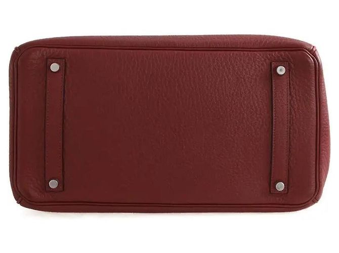 Hermès Borsa Birkin 35 bordeaux Bordò - vista 7