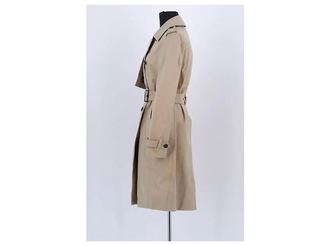 Louis Vuitton Gabardina de algodón beige - vista 3
