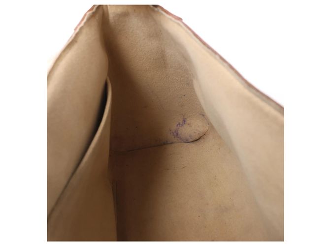 Borsa a tracolla Louis Vuitton Beverly MM in tela Monogram marrone M40121 Beige - vista 14