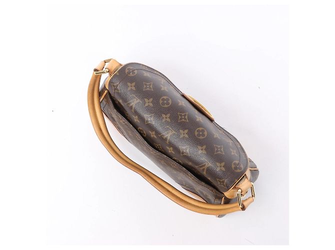 Borsa a tracolla Louis Vuitton Beverly MM in tela Monogram marrone M40121 Beige - vista 7