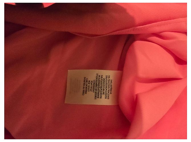 Alice + Olivia Langes Rosa Kleid mit Schlitz Pink - Ansicht 10