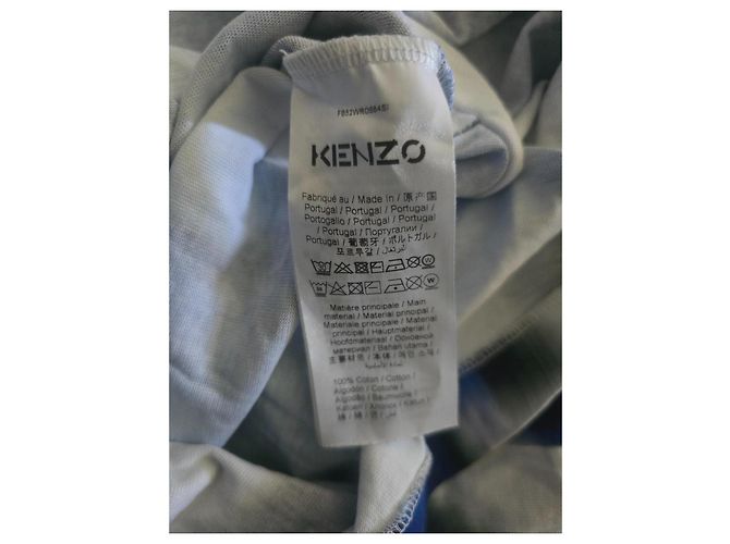 Abito Kenzo stampa floreale blu e bianco - vista 15