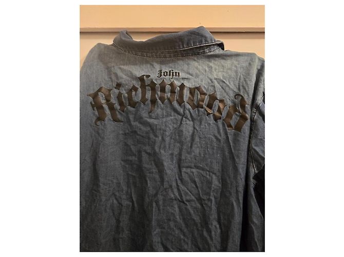 John Richmond Denim-Hemd Blau - Ansicht 11
