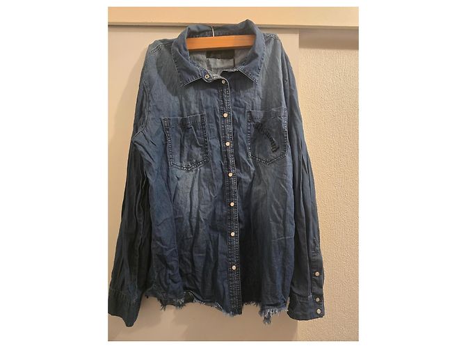 John Richmond Denim-Hemd Blau - Ansicht 7