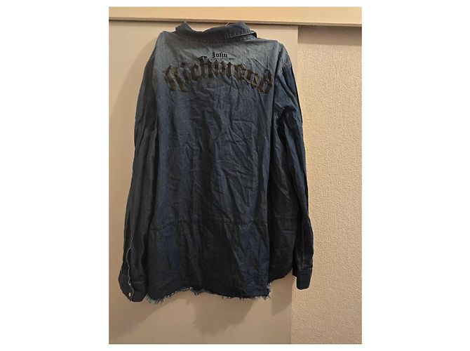 John Richmond Denim-Hemd Blau - Ansicht 9