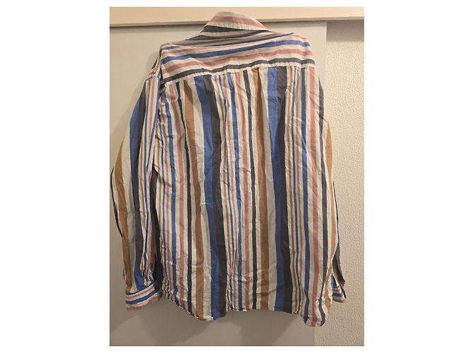 Hugo Boss BOSS Camicia a righe multicolore Marrone Rosa Bianco Blu Grigio - vista 5