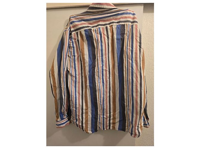 Hugo Boss BOSS Camicia a righe multicolore Marrone Rosa Bianco Blu Grigio - vista 6