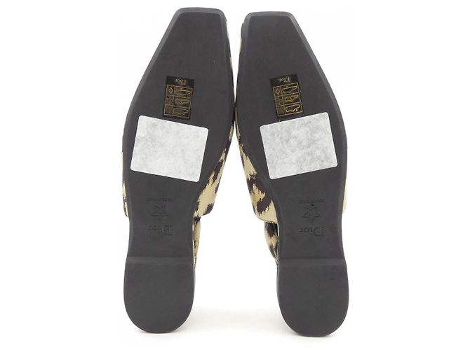 Christian Dior MIZZA SHINY NYLON Scarpe basse Beige - vista 4
