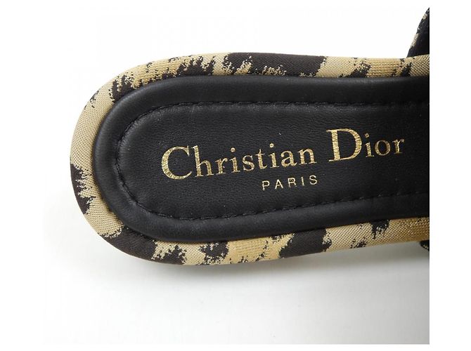 Christian Dior MIZZA SHINY NYLON Scarpe basse Beige - vista 6
