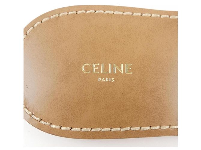 Céline Sandali in pelle di vitello Celine 352413767C Rosso - vista 6