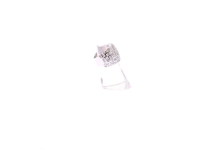 APM Monaco Ring "Ice" silberfarben und Strass - Ansicht 3