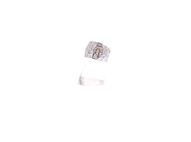 APM Monaco Ring "Ice" silberfarben und Strass - Ansicht 5