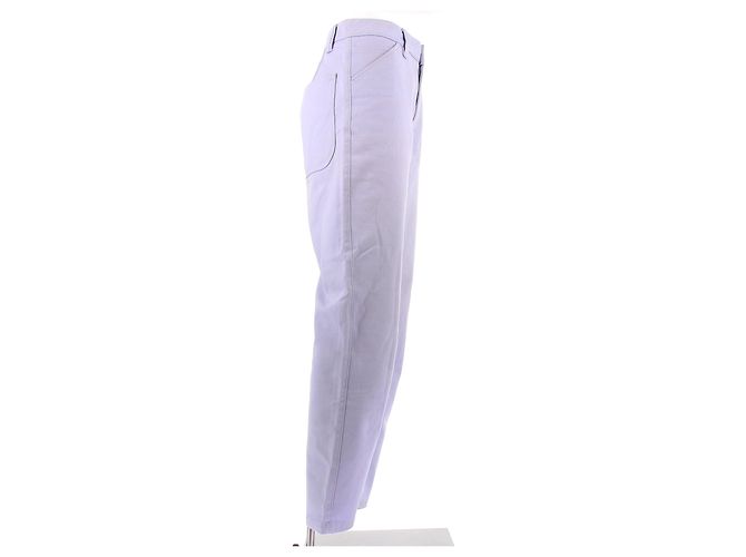Jeans Acne Studios Viola in Cotone Taglia 44 Porpora - vista 3