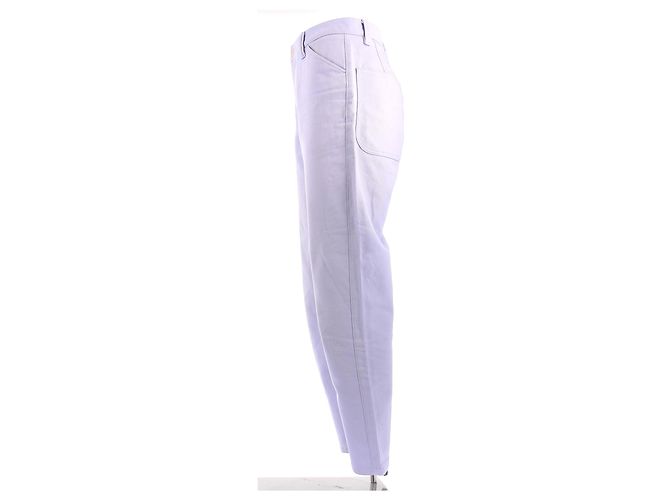 Jeans Acne Studios Viola in Cotone Taglia 44 Porpora - vista 4