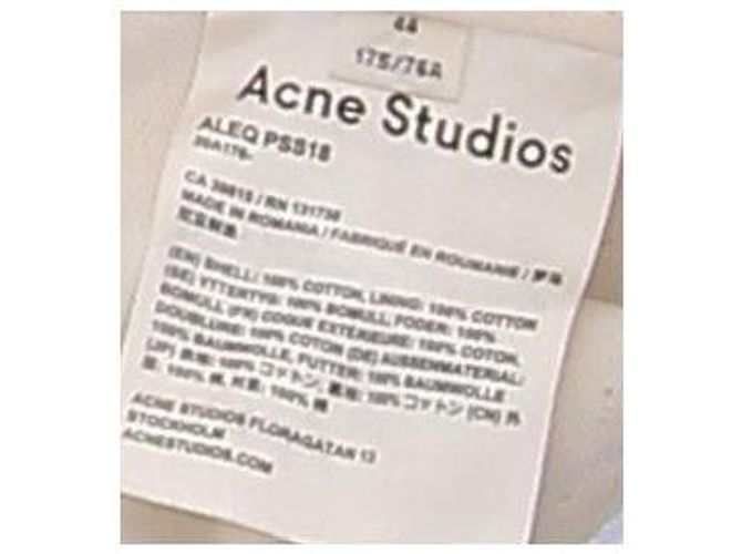 Jeans Acne Studios Viola in Cotone Taglia 44 Porpora - vista 6