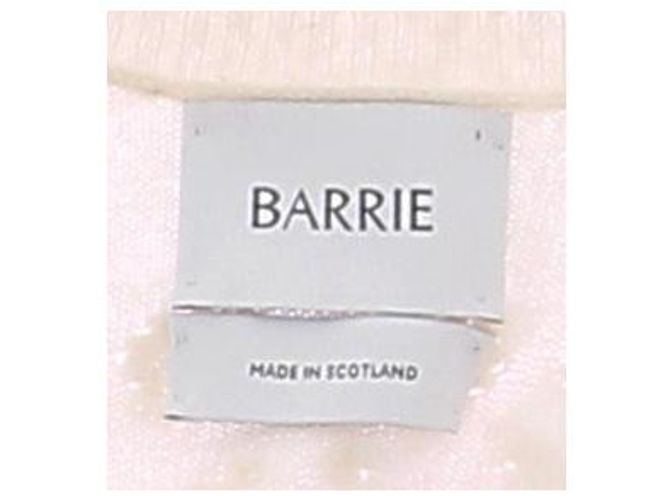 Barrie Creme-Cardigan aus Kaschmir mit Details Beige - Ansicht 6