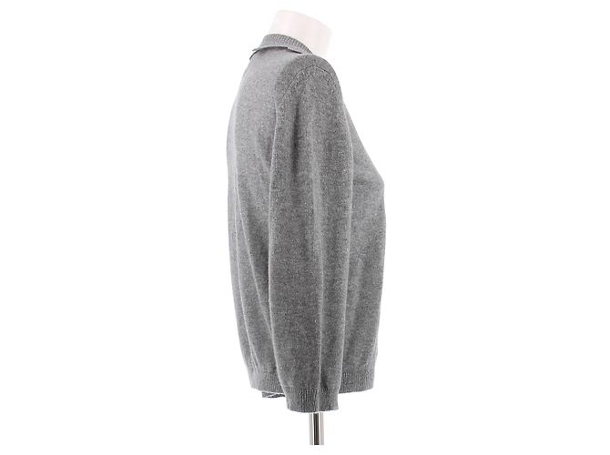 Barrie Grauer Kaschmir-Cardigan mit Details - Ansicht 3