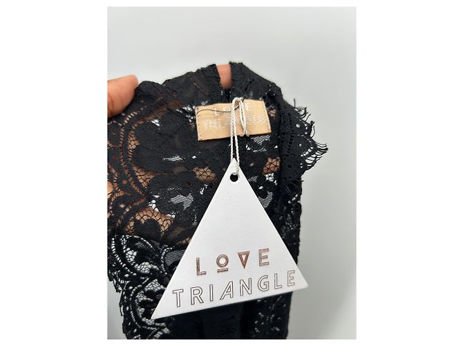 Autre Marque LOVE TRIANGLE Schwarzes Kleid - Ansicht 5
