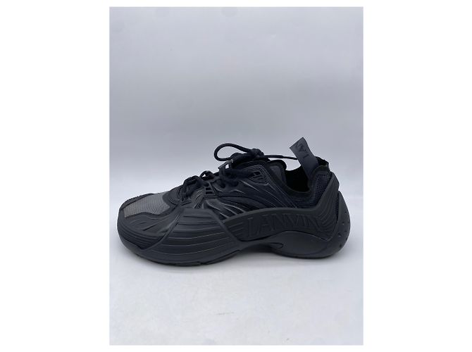 Lanvin Sneaker Schwarz Polyester Größe 42 - Ansicht 2