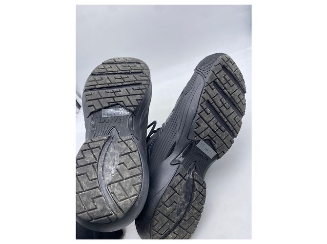 Lanvin Sneaker Schwarz Polyester Größe 42 - Ansicht 5