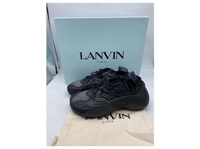 Lanvin Sneaker Schwarz Polyester Größe 42 - Ansicht 8