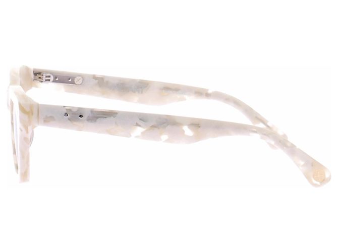 Autre Marque Sonnenbrille mit Marmorprint Beige - Ansicht 5