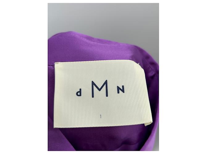 DMN Camisa de seda violeta Púrpura - vista 5