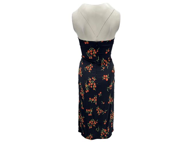 Rouje Blumenkleid Schwarz Viscose - Ansicht 2