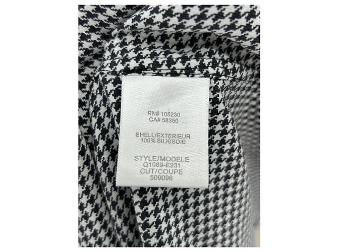 Equipment Camisa con estampado pata de gallo Negro - vista 6