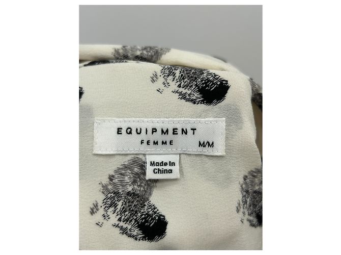 Equipment Camicia bianca con cuori Bianco - vista 5