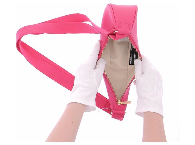 Borsa Jacquemus x Nike Swoosh Rosa in Pelle - vista 8