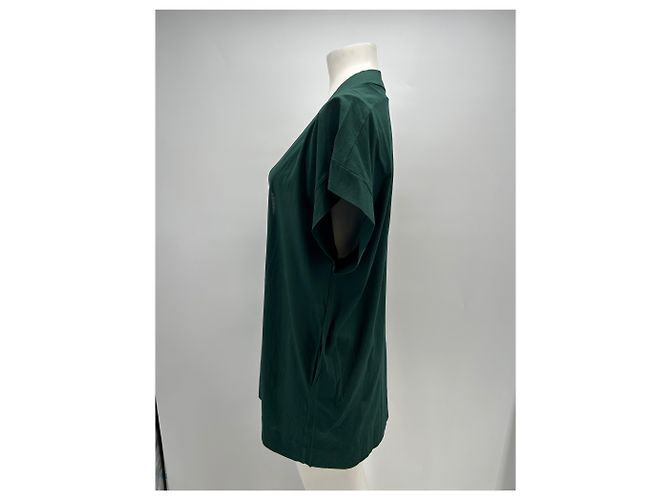 Camiseta larga verde Eres - vista 3