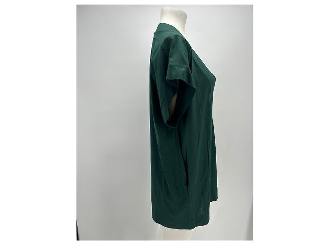 Camiseta larga verde Eres - vista 4