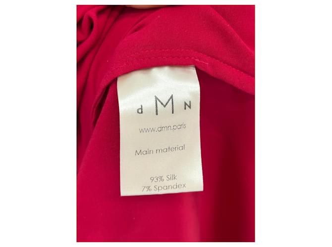 DMN Camisa de seda roja - vista 6