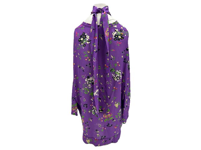 Zadig & Voltaire Violettes Top mit Blumenmuster Lila - Ansicht 2