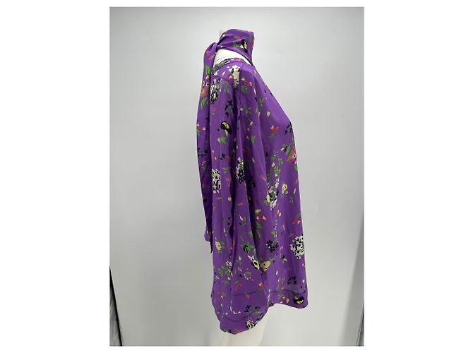 Zadig & Voltaire Violettes Top mit Blumenmuster Lila - Ansicht 4