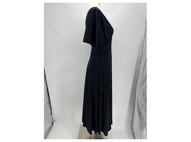Vestido de algodón negro Eres - vista 4