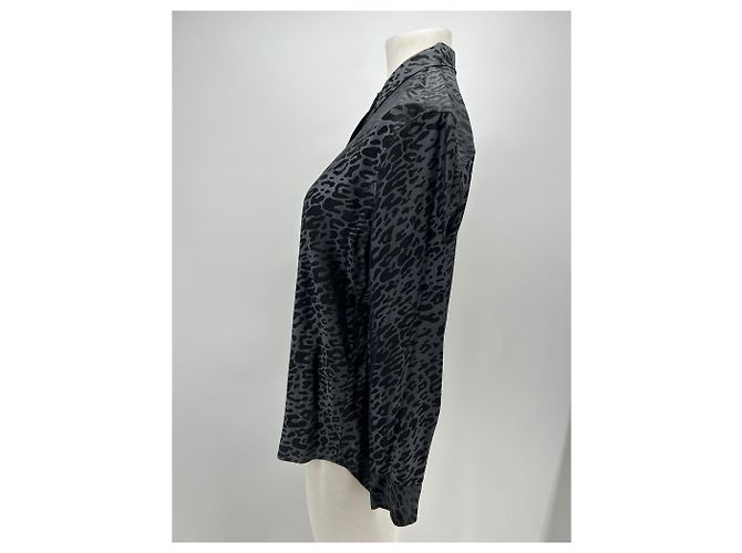 Equipment Camisa de leopardo negra Negro - vista 3