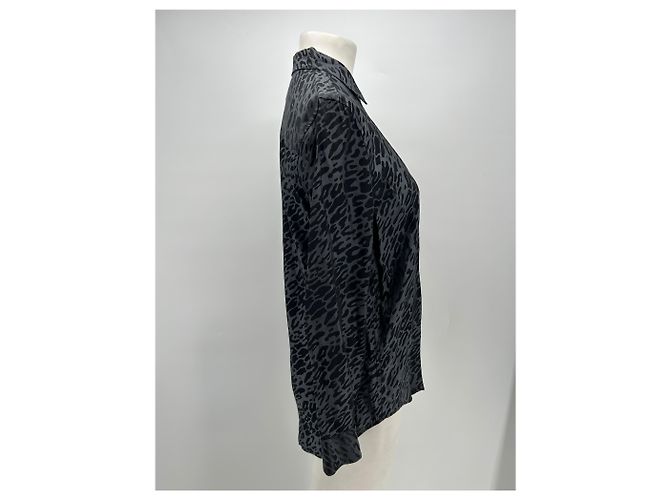 Equipment Camisa de leopardo negra Negro - vista 4