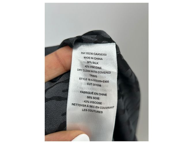 Equipment Camisa de leopardo negra Negro - vista 6