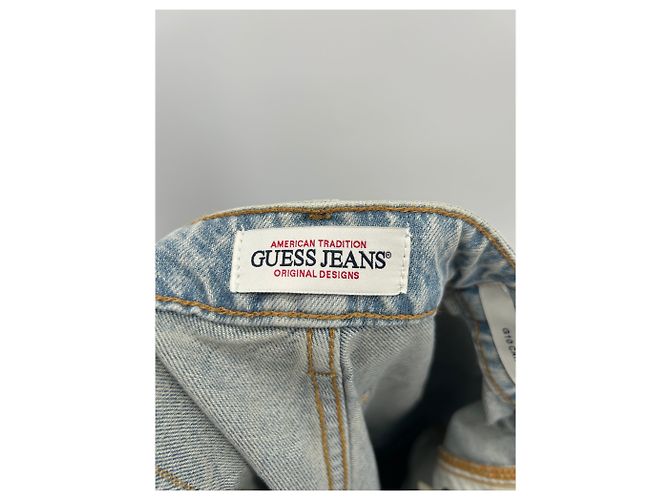 Vaqueros Guess de denim crudo azul algodón talla 28 - vista 3