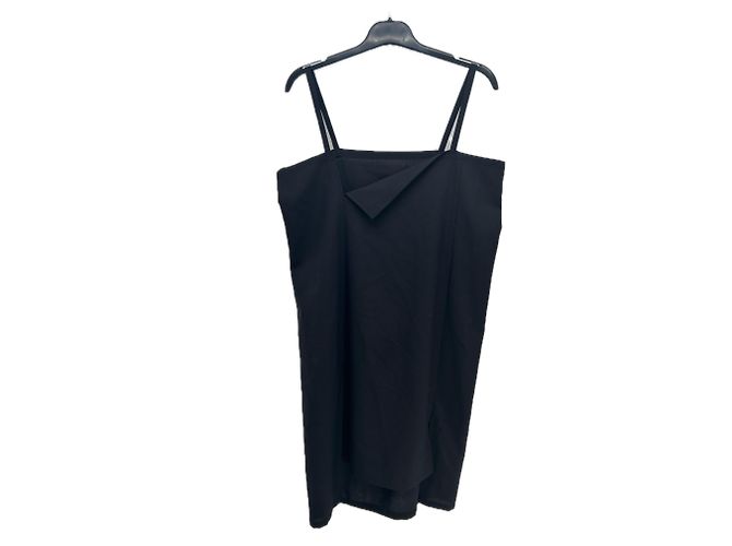 Junya Watanabe Schwarzer Jumpsuit mit schmalen Trägern - Ansicht 2