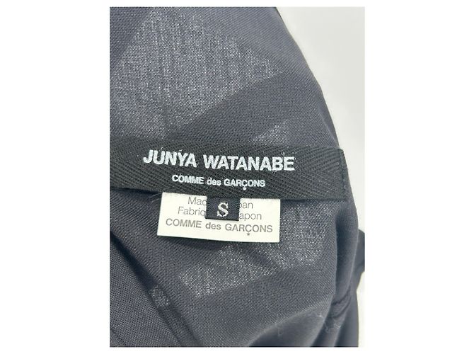 Junya Watanabe Schwarzer Jumpsuit mit schmalen Trägern - Ansicht 3