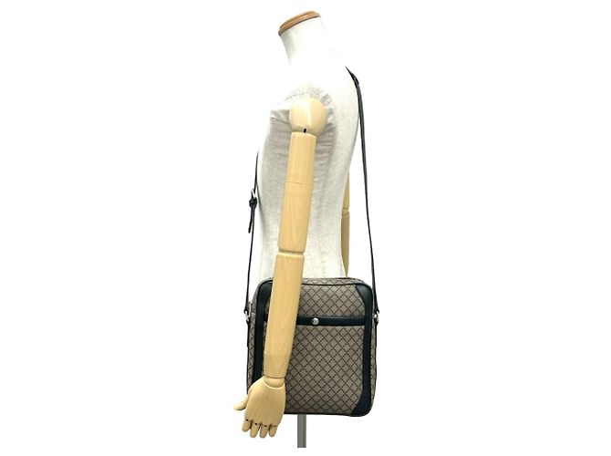 Borsa a tracolla GUCCI Diamante in pelle Nero Beige - vista 2