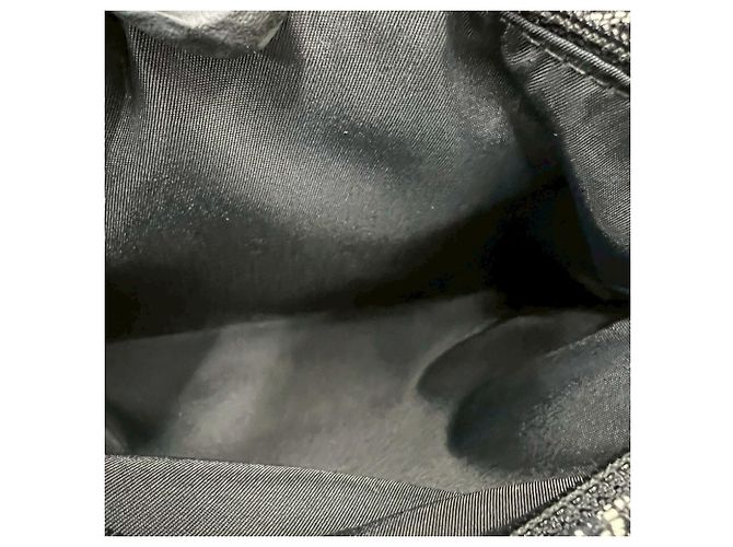 Christian Dior Trotter Muster Mini Tote Bag Schwarz - Ansicht 10