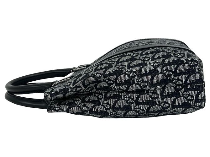 Christian Dior Trotter Muster Mini Tote Bag Schwarz - Ansicht 5